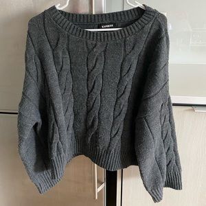 Express cable knit sweater
